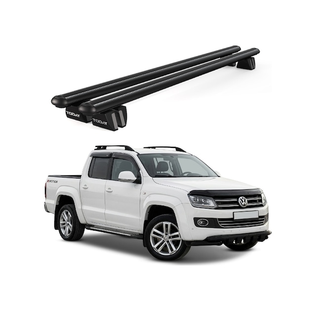 Pençe Volkswagen Amarok Ara Atkı 2010-2016 Uyumlu Siyah Ara Atkı Port Bagaj Tavan Barı