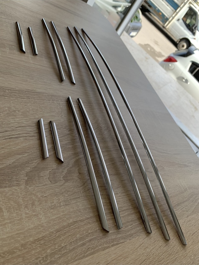 Passat B6 Ön Tampon Çıtası Krom 11 Parça 2005 - 2012 Paslanmaz Çelik Sisli Araçlar İçin