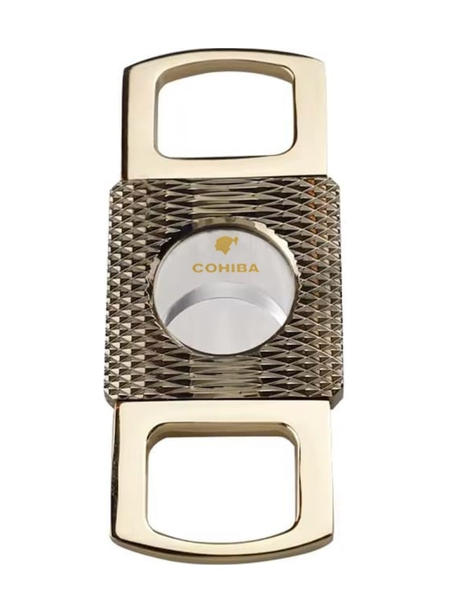 Cohiba Rose Gold Desenli Metal Puro Makası Kesici - Trp7132
