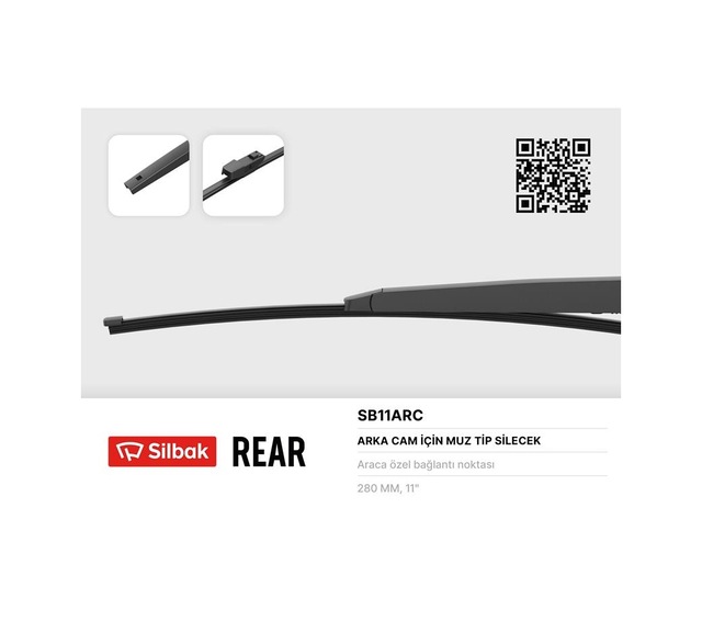 Silecek Süpürgesi Arka Muz Tipi 280mm Yetı 05/09 Golf Vı 10/08 Golf Vı 10/12 Polo Glblseme - 7 Vı 06/09