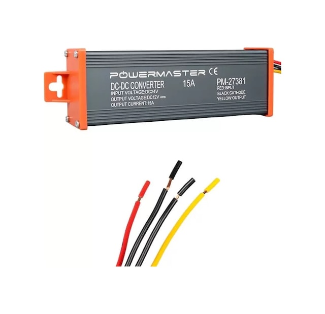 Sh Powermaster Pm-27381 24v Dc 12v Dc 15 Amper Oto Konvertör Najmaddin