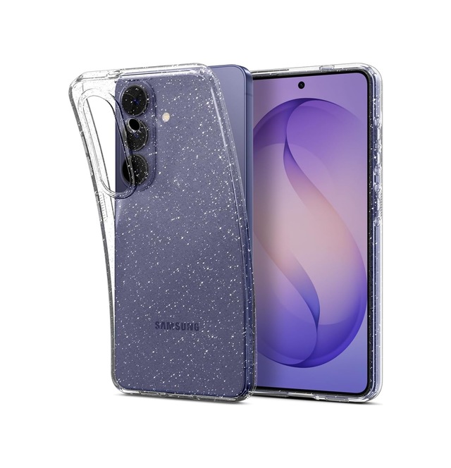 Galaxy S26 Plus İle Uyumlu Kılıf Liquid Crystal Glitter Crystal Quartz - Acs10703