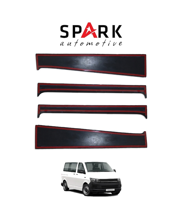 Volkswagen Transporter T6 2015-2020 Yıl Aralığı Uyumlu Ön Direk Kaplama 4 Parça