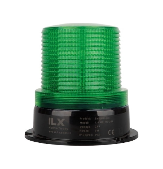 İlx İl-xm-t9-22y ,110v..220vac 90db Multi Yeşil Tepe Lamba