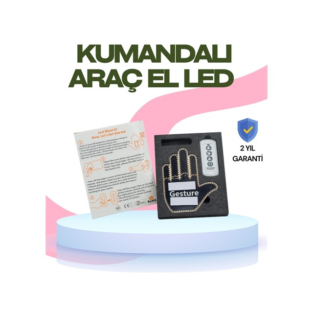 Yüksek Görünürlüklü Otomobil Işığı 3 Modlu Led Arka Cam Aksesua