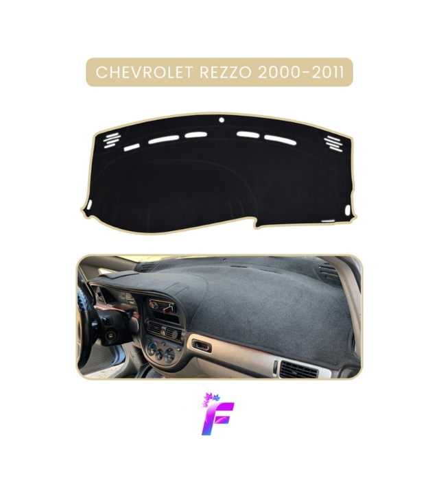 Chevrolet Rezzo 2000-2011 Uyumlu Ön Göğüs Koruma Hızlı Ve Kolay Montaj Kaymaz Tasarım Ta31 Torpido Halısı