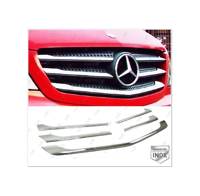 Mercedes Sprinter W906 Krom Ön Panjur 5 Prç. 2013-2018 P.Çelik