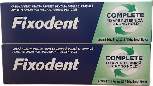 Complete Güçlü Tutuş Extra Ferah Aroma Protez Yapıştırıcı Krem 47 Gr X 2 Adet