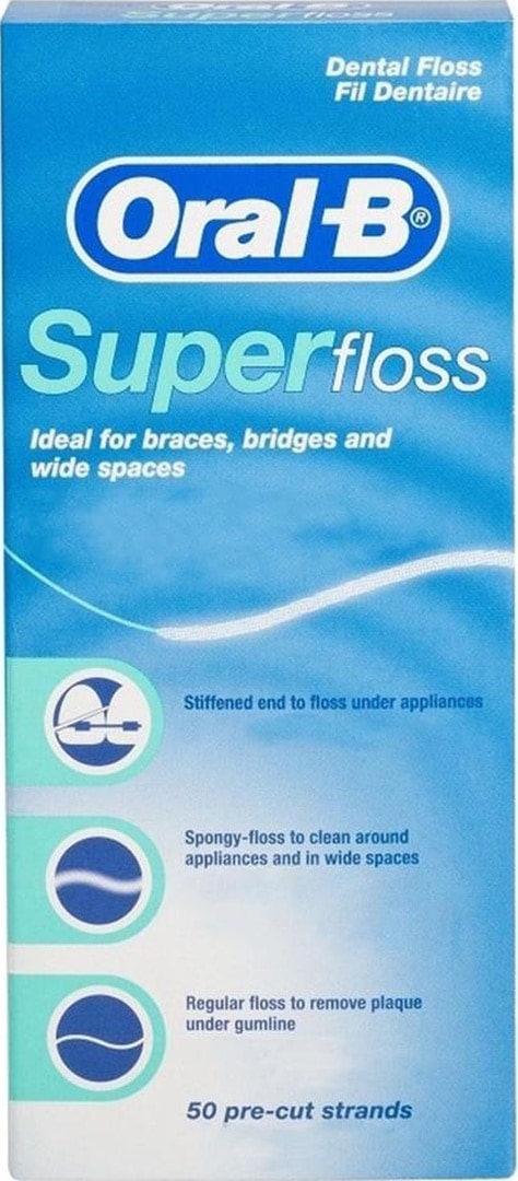Oral-B Super Floss Diş İpi 50 Adet