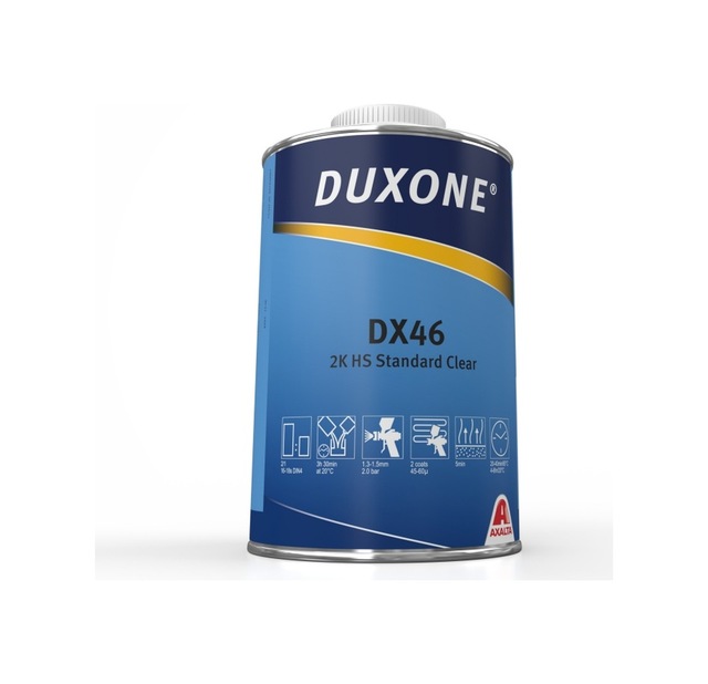 Duxone Dx46 1/1 Hs Standard Clear 2k Akrilik Çok Parlak Vernik