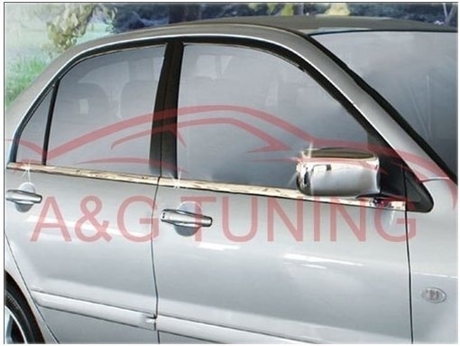 Mitsubishi Lancer Krom Cam Çıtası Tk 2004-2008 Paslanmaz Çelik N11.5496