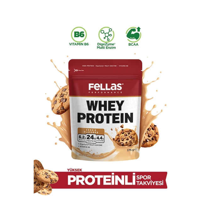 Fellas Whey Protein Tozu - Kurabiye Aromalı 175 G Kurabiye