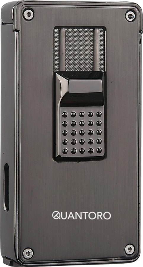 Quantoro 2 Torch Pürmüz Gunmetal Metal Puro Çakmağı - Trz1035