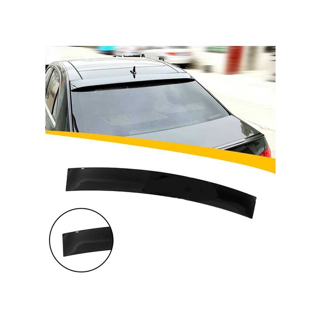 Mercedes E W212 Cam Üstü Spoiler Parlak Siyah Spoyler Plastik İthal 2009-2016