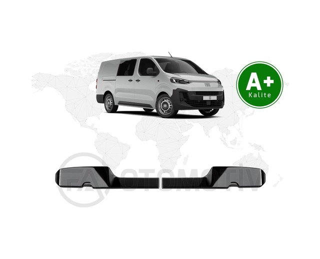 Fiat Scudo Bagaj Üstü Spoiler Parlak Siyah Çift Bagaj Kapaklı 2022 Model Ve Sonrası