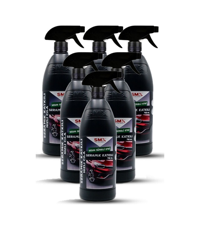 Seramik Katkılı Hızlı Ve Pratik Cila 750 Ml 6 Adet