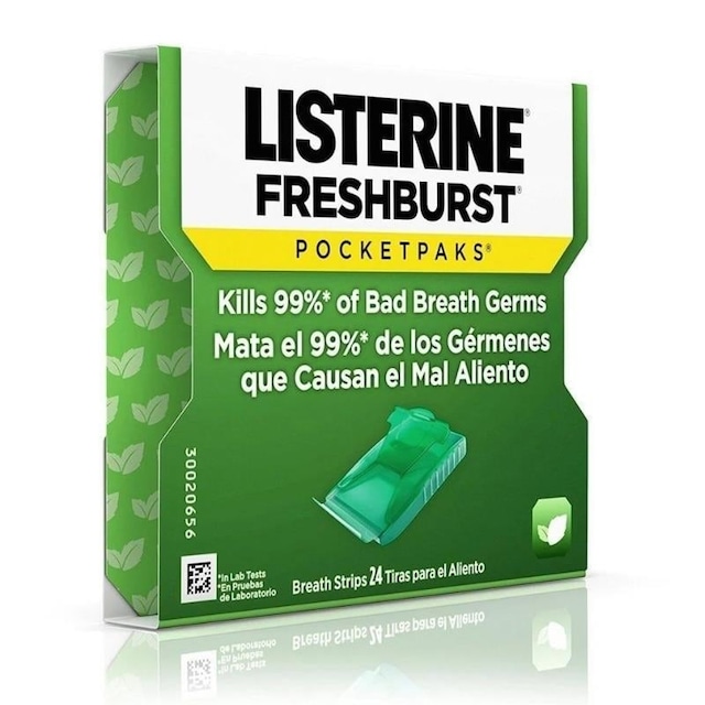 Listerine Freshburst Pocketpaks 24'lü