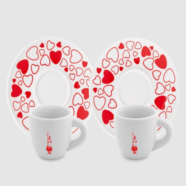 Bialetti Set 2' Li Espresso Kalpli Fincan Seti
