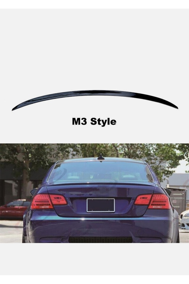 Bmw E92 2006-2010 Coupe Uyumlu M3 Model Pianoblack İthal Spoiler