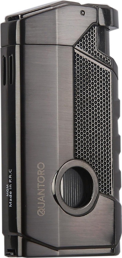 Quantoro 3 Torch Pürmüz Gunmetal Metal Puro Çakmağı - Trz1043