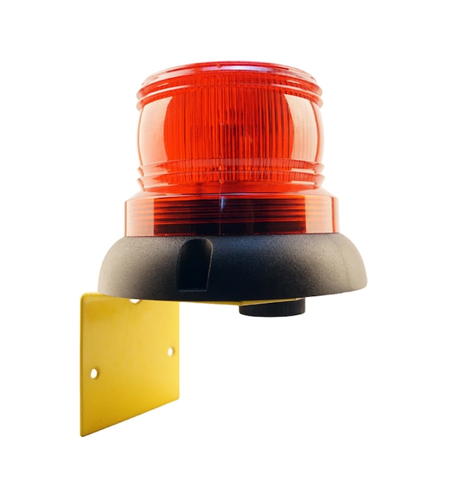 Mesan Ø110 İkaz Lamba Döner Buzzer L Montaj Kırmızı 24vdc Ms 616.1.24vdc