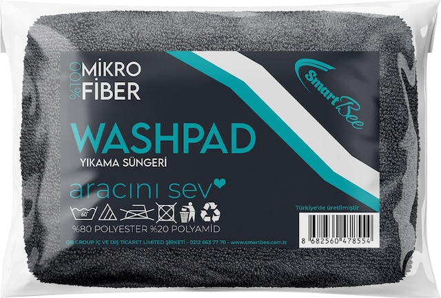 Smartbee Washpad Mikrofiber Oto Yıkama Süngeri