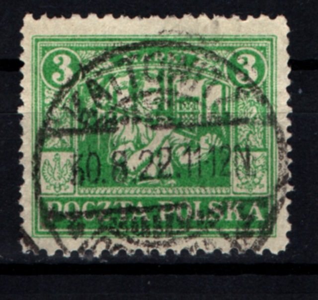 Polonya Üst Sülezya 1922 Posta Pulu 3m Ws2214 Teşhir Ürün