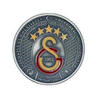 Galatasaray 25. Şampiyonluk Gümüş/okside Hatıra Parası