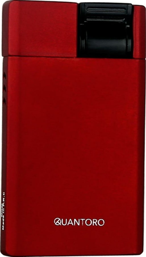 Quantoro Tek Torch Pürmüz Kırmızı Metal Puro Çakmağı - Trz1001