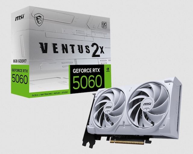 Msı Vga Geforce Rtx 5060 8g Ventus 2x Oc Whıte