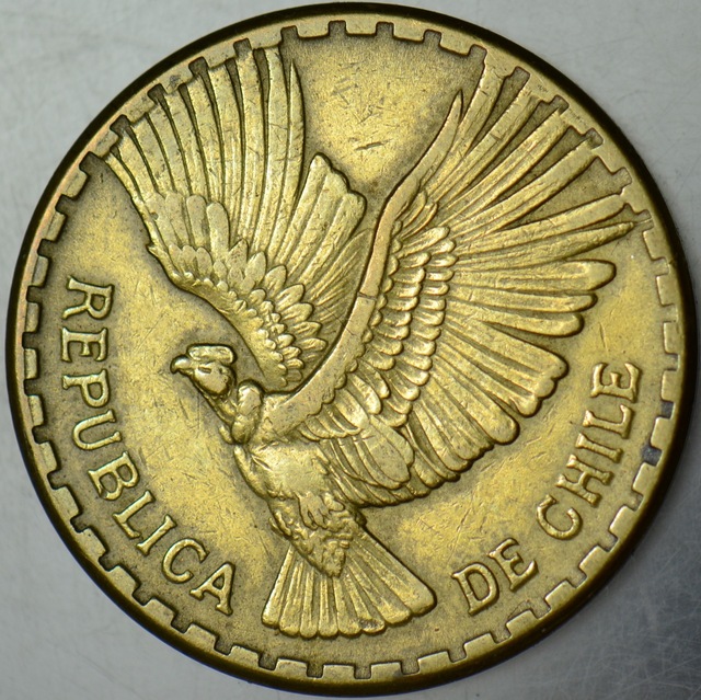 Şili 10 Centesımos 1966.
