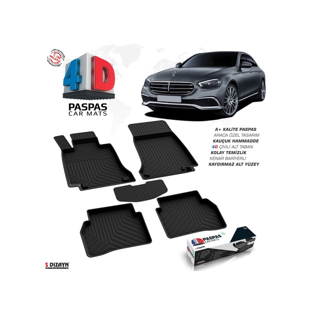 Sdizayn Mercedes E Serisi W214 4D Havuzlu Paspas 2021 Ve Üzeri A+
