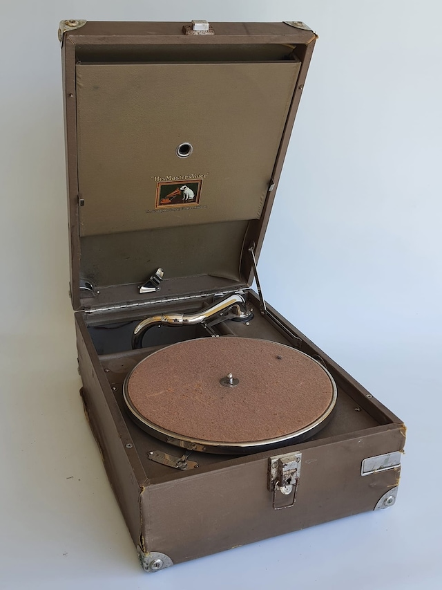 His Master'S Voice Antika Çanta Gramofon 074 Kurma Kolu Eksik Teşhir Ürün