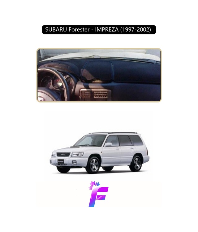 Subaru Forester / Impreza 1997-2002 Uyumlu Torpido Örtüsü Yansıma Önleyici Tam Koruma K42 Torpido Halısı