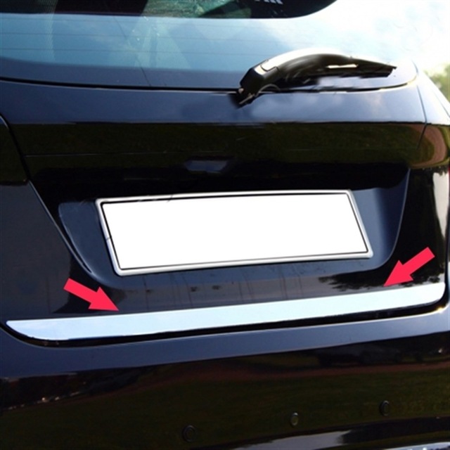 Markadan Ford Fiesta Krom Bagaj Alt Çıta 2009-2017 Paslanmaz Çeli