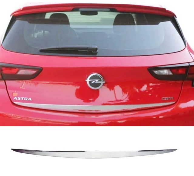 Opel Astra K Hb 2015 Ve Üzeri Krom Bagaj Alt Çıta P.çelik