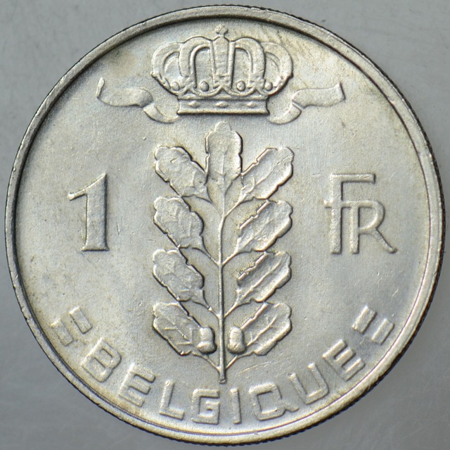 Belçika 1 Frank 1967 Belgıque Çilaltı. 81131665