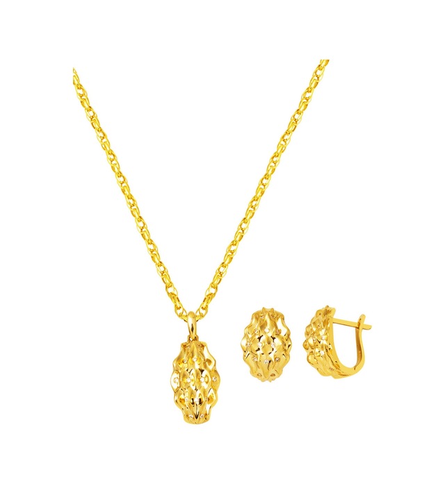 Bilezikci Meltem İkili Spor Altın Takı Seti 14 Ayar