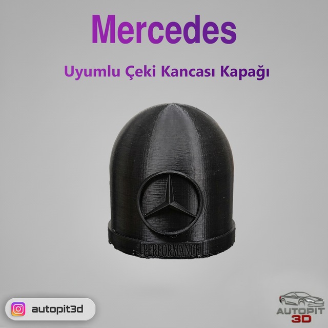 Mercedes Uyumlu Çeki Kancası Koruma Kapağı