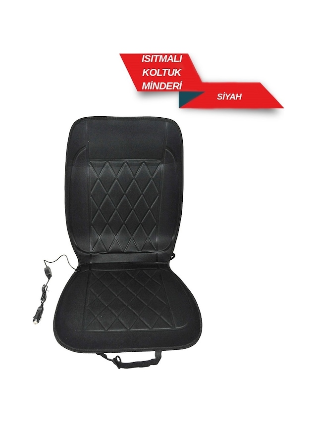 12v Isıtıcı Koltuk Minderi Çakmaklı Ayarlı Siyah Tekli Br4807301 01