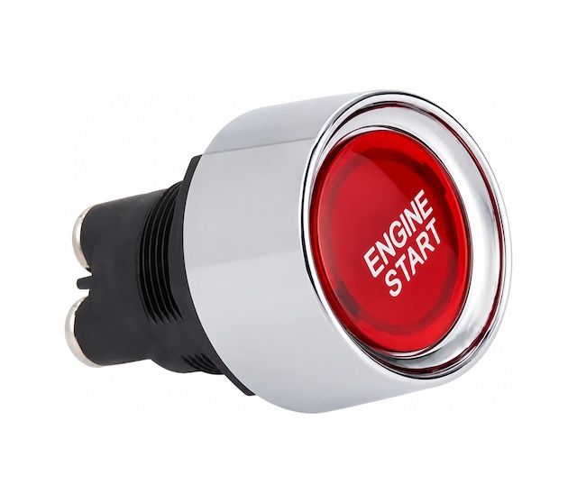 Mega Oto Market Universal Araç Start Stop Butonu Kırmızı Led Işıklı Engine Start Düğmesi 1 Adet