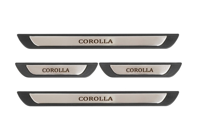 Toyota Corolla Uyumlu Kapı Eşiği Krom Abs 4 Parça