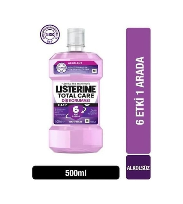 Listerine Ağız Bakım Suyu 500ml. Mild