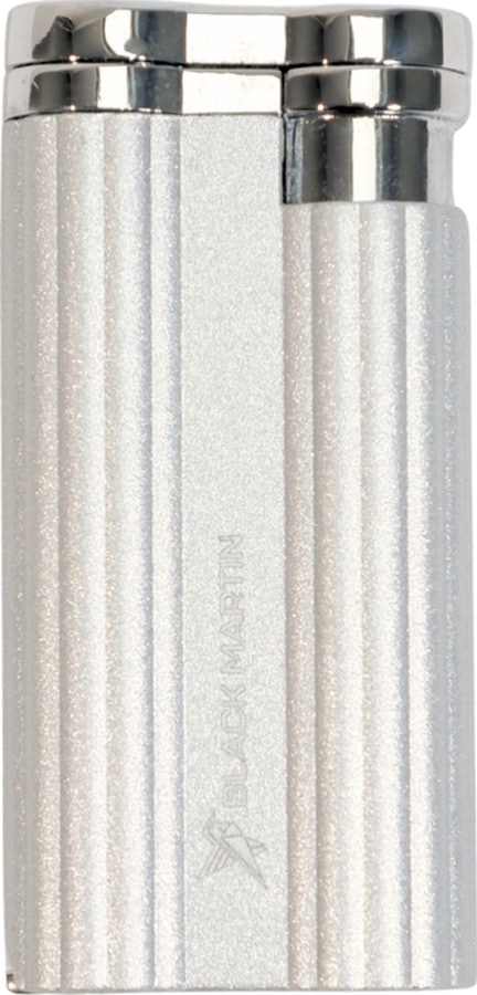Black Martin Tek Torch Pürmüz Delicili Beyaz Metal Puro Çakmağı - Tr9540