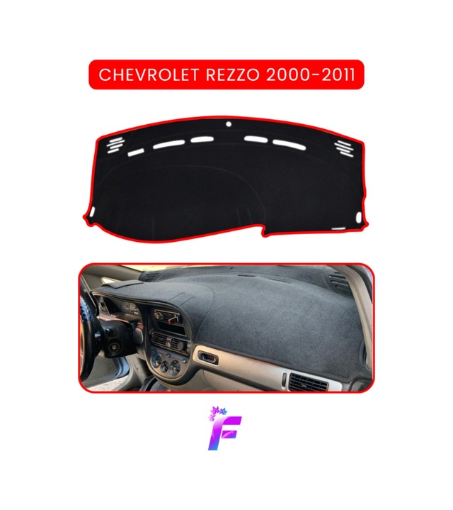 Chevrolet Rezzo 2000-2011 Uyumlu Ön Göğüs Koruma Hızlı Ve Kolay Montaj Kaymaz Tasarım Ta33 Torpido Halısı