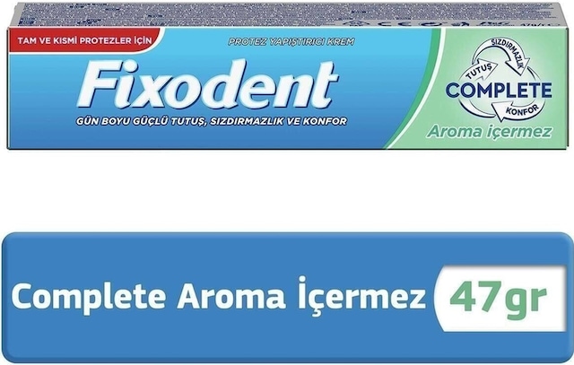 Fixodent Complete Aroma İçermez Diş Protez Yapıştırıcı Krem 47 G