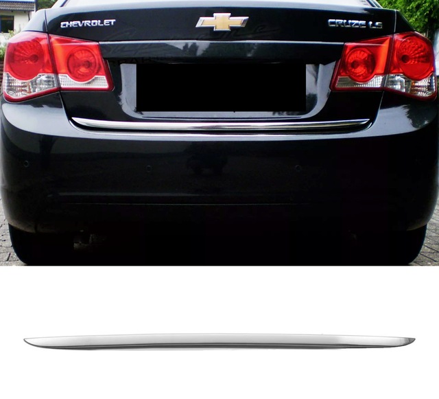Chevrolet Cruze Sedan 2009-2016 Krom Bagaj Alt Çıta P.çelik