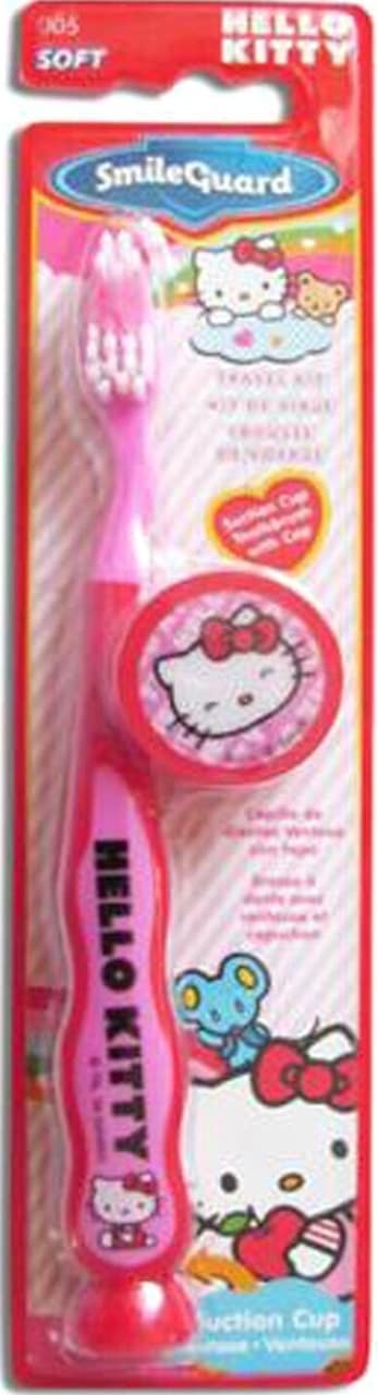 Firefly Hello Kitty Kapaklı Diş Fırçası 4+ Yaş Kırmızı
