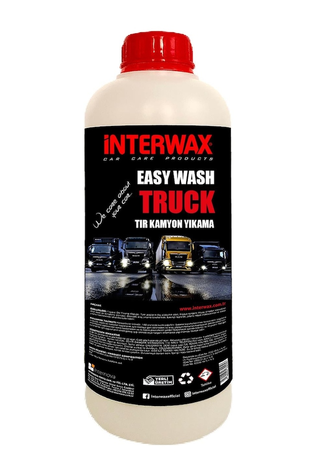 Interwax Easy Wash Truck Fırçasız Tır-Kamyon Yıkama Köpüğü 1 Kg