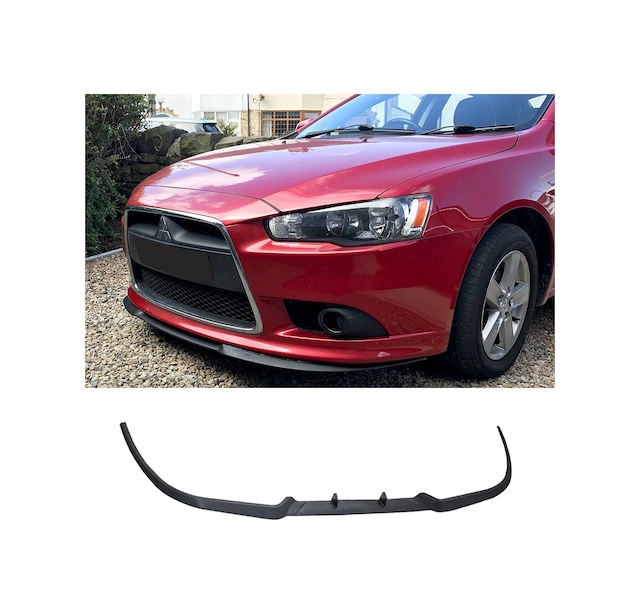 Mitsubishi Lancer Evo Ön Lip Mat Siyah Ön Tampon Lip